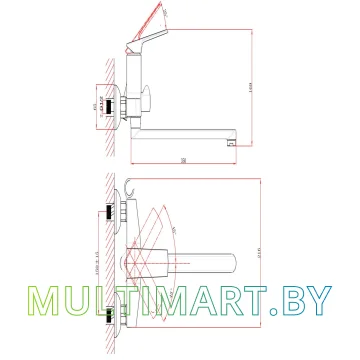 Смеситель A-Five Lily A5-1133 картинка 3